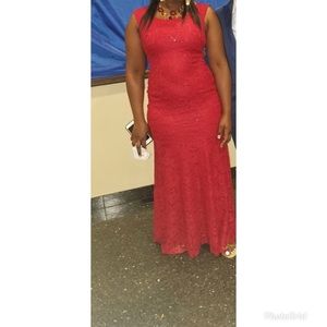 Lovely red ball dress